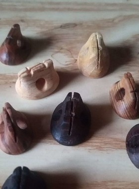 二胡琴码回音码提升音质刚柔性增大音量枫木老楠木二胡码配件马子