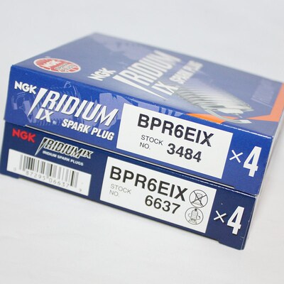 NGK铱金火花塞BPR6EIX 3484适用高尔1.6L金杯4Y老捷达快乐王子