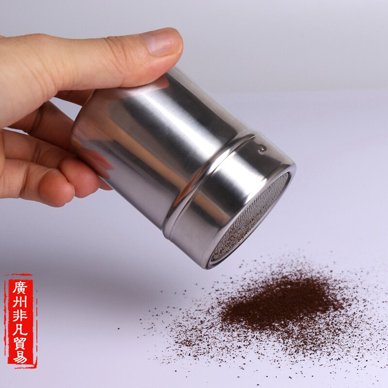 咖啡撒粉器可可粉咖啡专用撒粉花式咖啡撒粉模具粉桶撒粉筒撒粉罐