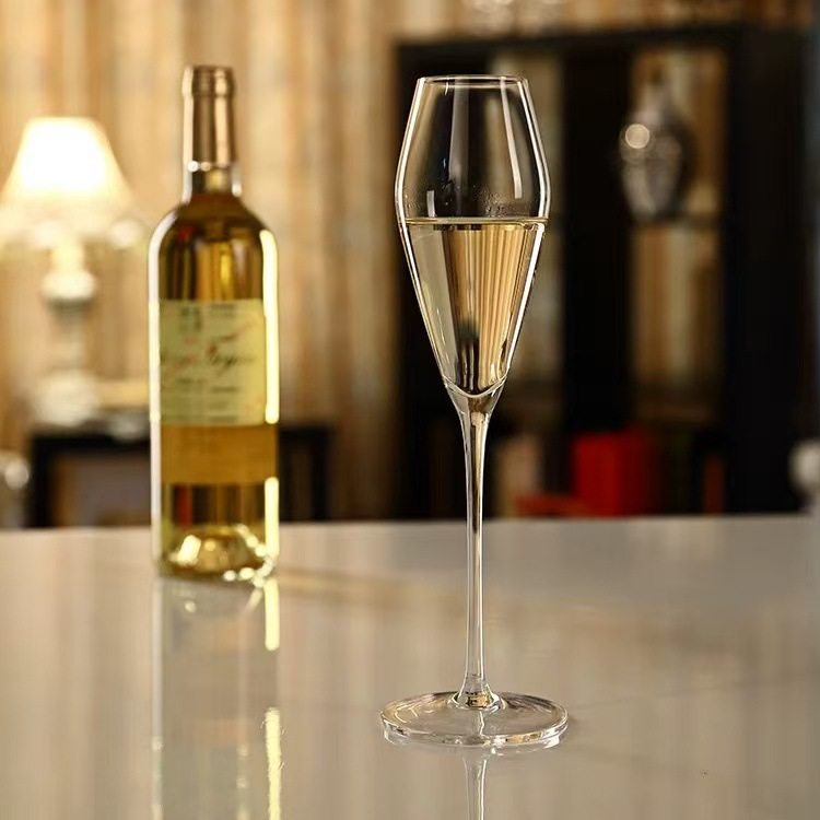 水晶香槟杯2支创意起泡酒杯高档轻奢红酒杯高脚杯白葡萄酒杯套装,餐饮具,甜酒/香槟杯,淘宝优惠券,粉丝福利购,淘宝优惠卷