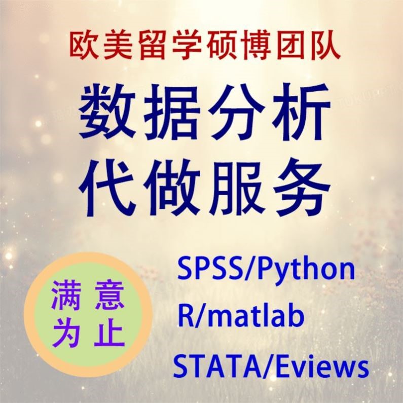 r语言代做python数据分析深度机器学习算法经济金融统计stata实证