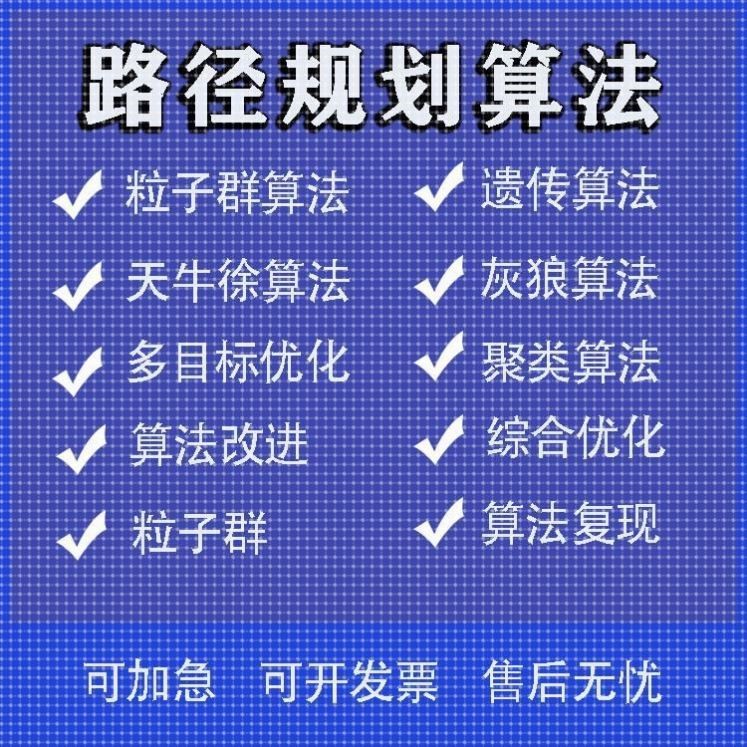 matlab路径规划遗传蚁群粒子群算法代做Python强化学习多目标优化