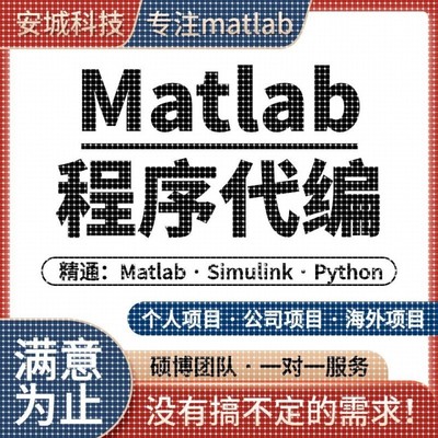 matlab代码帮做程序代编问题解决数学覆现simulink建模与彷真代做