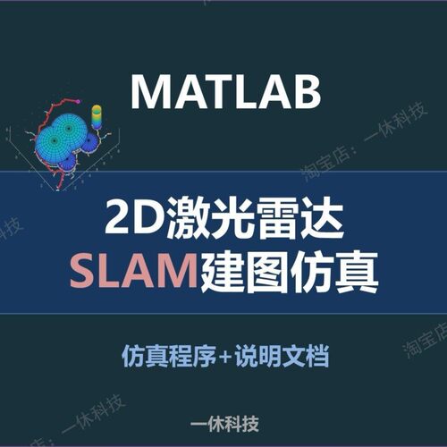 matlab 2D SLAM  激光雷达 地图 路径规划 示例 程序 代码 LIDAR
