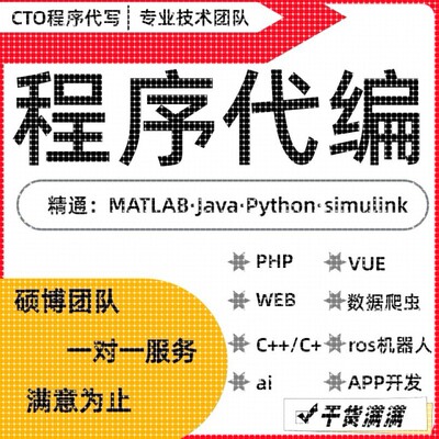 matlab代码帮做程序代编问题解决simulink模型建模与仿真代做