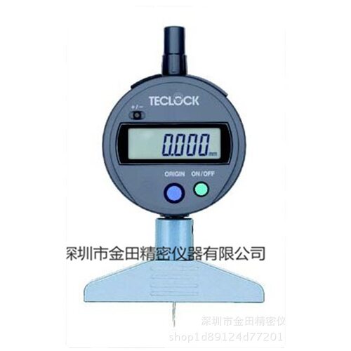 正品日本得乐数显深度计D
