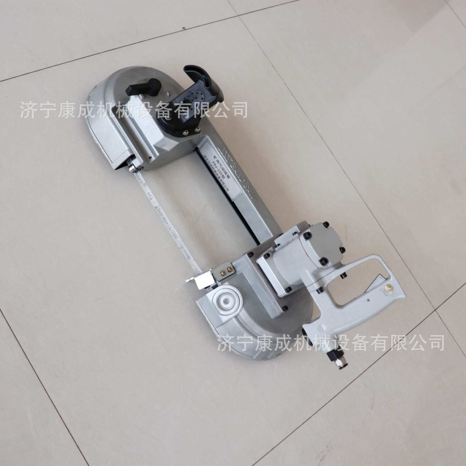 矿用FDJ-220气动带锯现货轨道养护用手持式风动切割带锯厂家