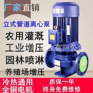 离心泵380V管道增压泵冷热水循环泵锅炉耐高温304不锈钢泵 IRG立式