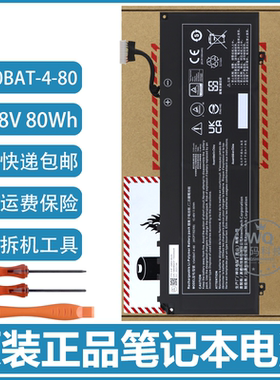 原装全新神舟七彩虹机械师 V540BAT-4-80 15.48V 80Wh 笔记本电池