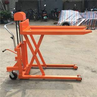 手动液压升高搬运车1吨900mm剪叉式 堆高车液压堆垛机厂家 包邮
