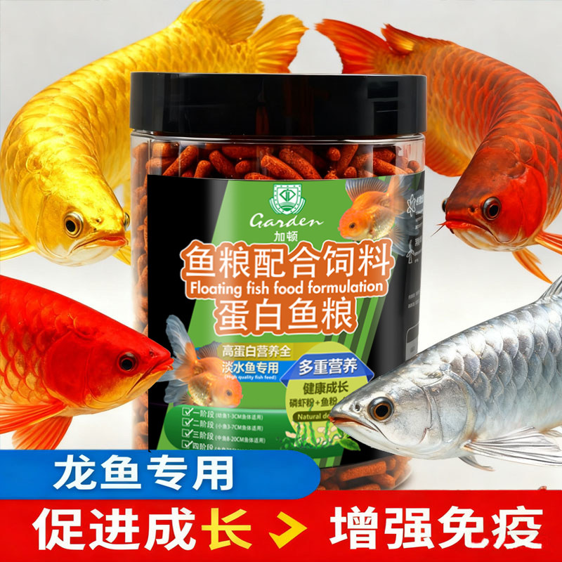 龙鱼专用鱼粮银龙红龙长条颗粒