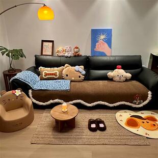 小熊沙发垫盖布冬座垫子加厚一片式固定防滑高密度高级感2025新款