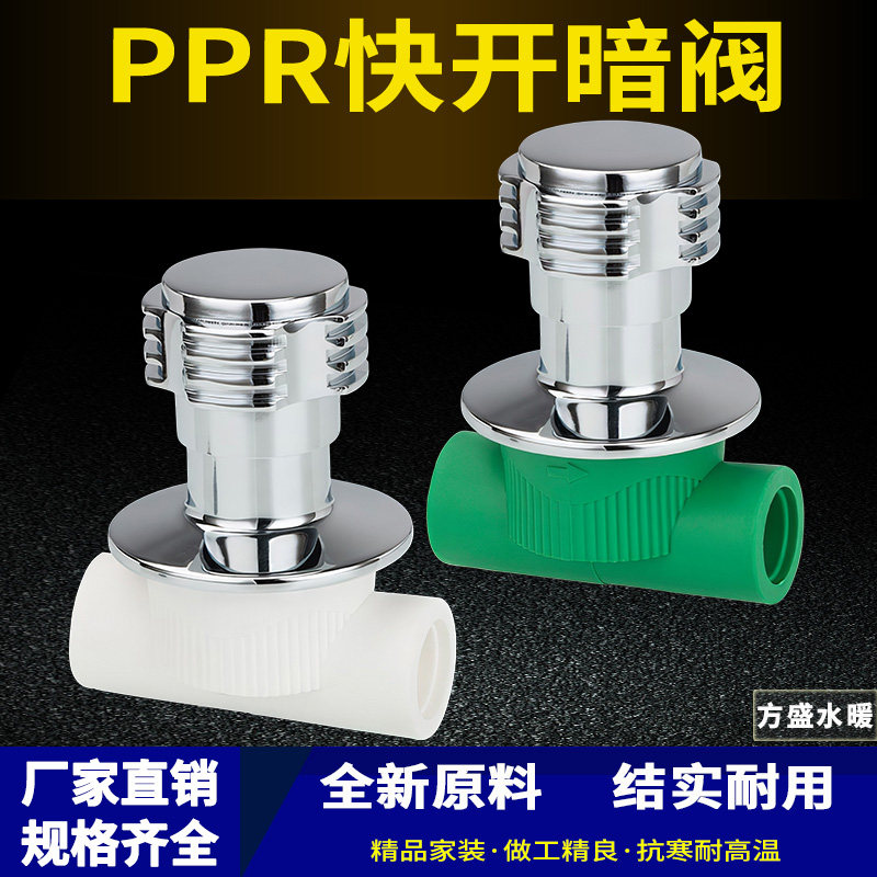 4分ppr快开暗阀20PPR暗阀