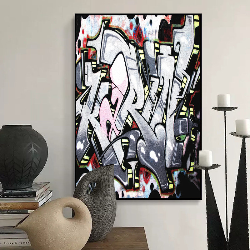 高级感玄关走廊现代装饰画抽象肌理油画艺术立体纯手绘客厅挂画