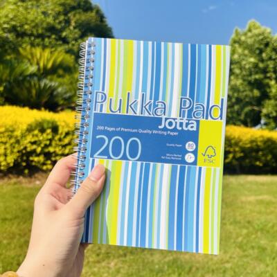 英国PukkaPad  A5条纹系列200页带可撕线横线本 80克