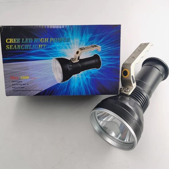 DC直充手提手电强光远程USB充电探照灯LED强光手机电源充电手提灯