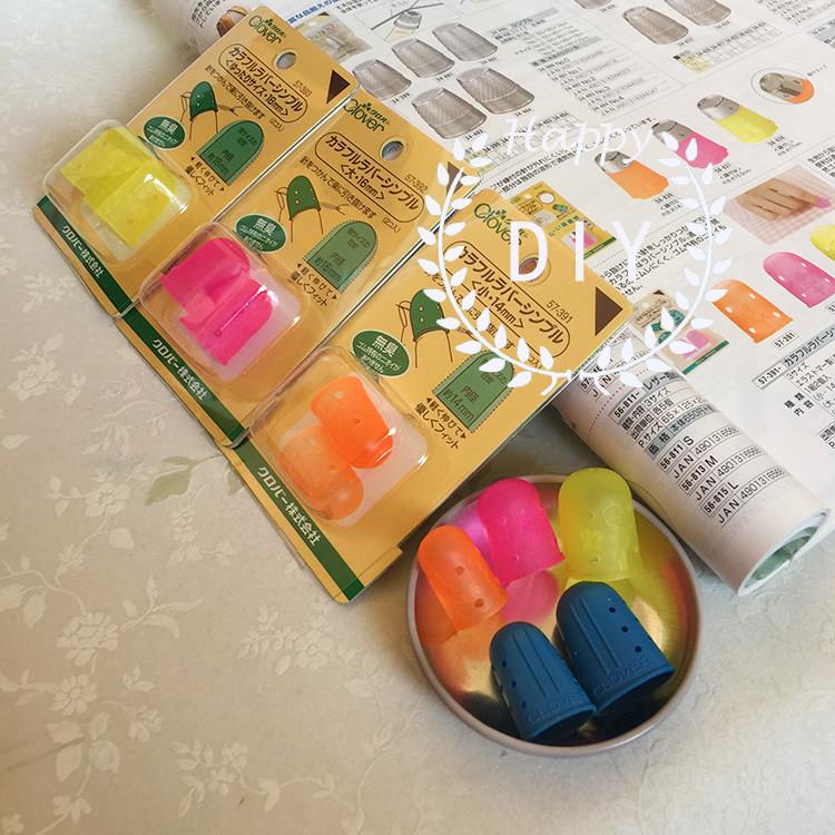 橡胶防滑拔针指套57-391/392/393/371/373日本进口可乐拼布工具