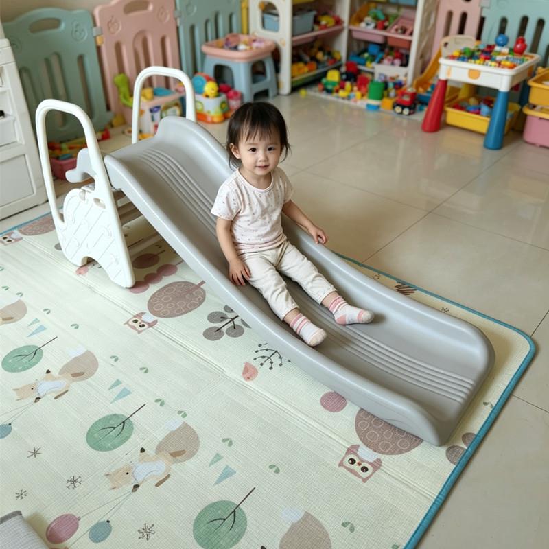 室内多功能宝宝幼儿床沿沙发小滑梯登高凳子滑梯组合小儿童滑道板