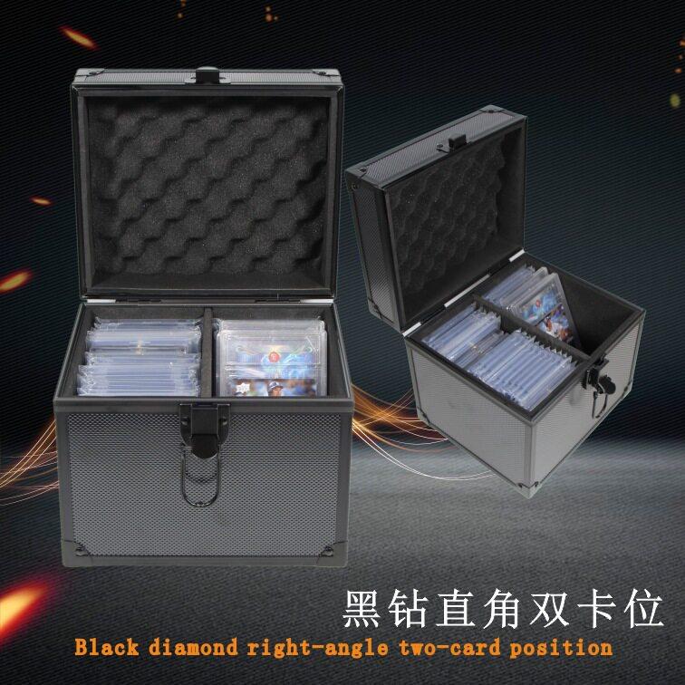 PSA BGS评级卡砖卡牌收藏收纳带锁手提箱收纳盒球星卡X游戏王卡砖