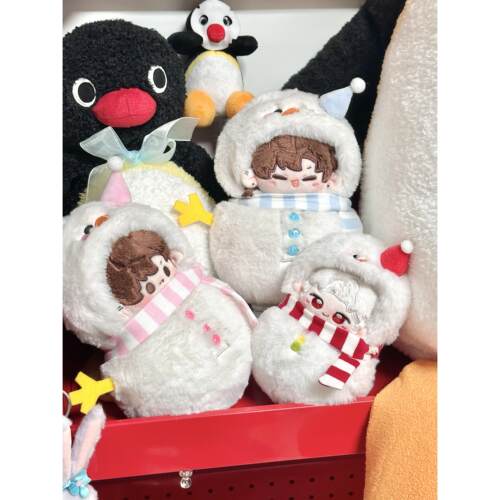 现货｜3.0版本小雪人10cm/15cm/20cm棉花娃衣/娃包 包邮（仅娃衣