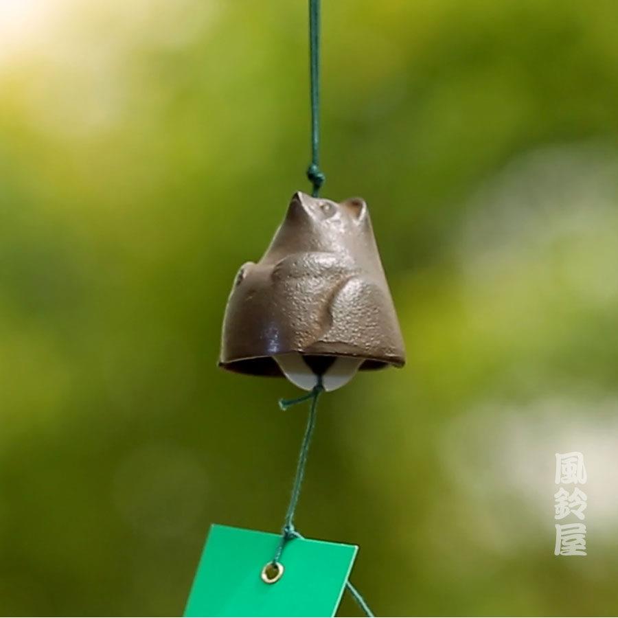 日本产 南部铁器风铃 狸猫 风铃屋现货