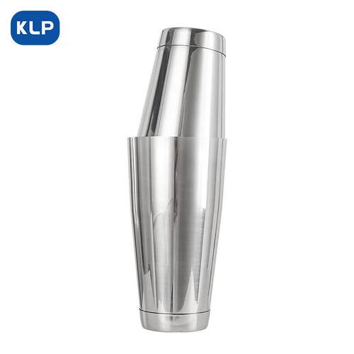 KLP304不锈钢调酒器波士顿常规带底摇酒壶酒吧学徒专业shake壶