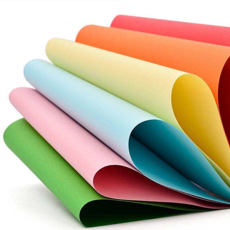 万彩彩色复印纸 打印彩色a4纸彩纸手工折纸 彩色复印纸剪纸100张