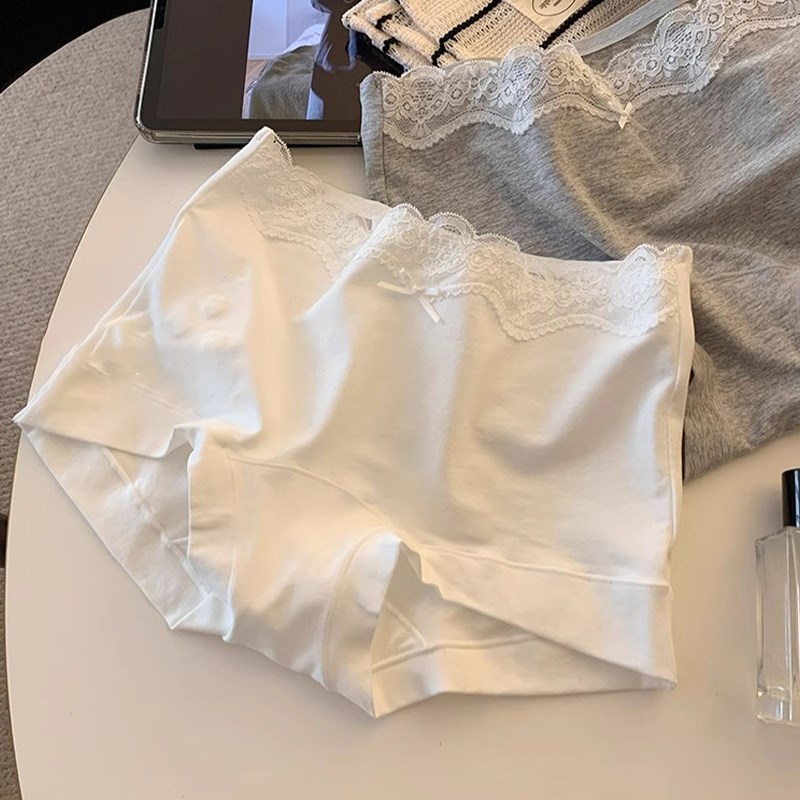 性感蕾丝内裤女士纯棉抗菌全棉裆2025新款中腰无痕透气女生三角裤