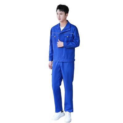 工作服套装男劳保服全棉服纯棉防烫春秋工地干活穿的衣服耐磨电工