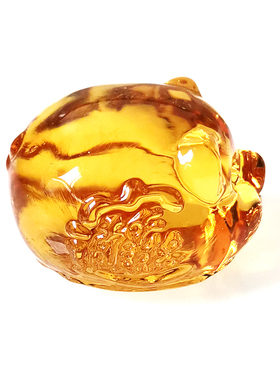 创意家居饰品摆件水晶猪可爱客厅玄关摆设乔迁新居水晶礼品开业