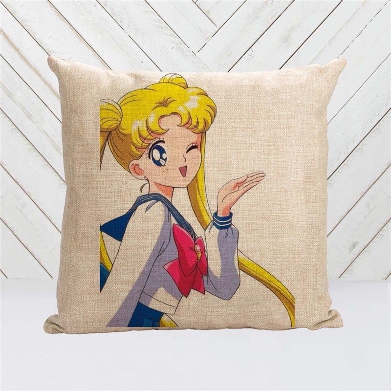 动漫抱枕美少女战士水兵月同学车用床沙发靠枕坐垫靠垫周边定制