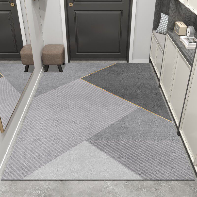 地垫入户门垫进门门口2024新款免洗可擦脚垫PVC皮革家用防滑地毯