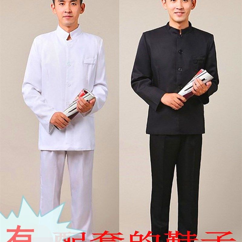 民国学生装男女五四青年装民国风男装中山装男班服舞台合唱表演服