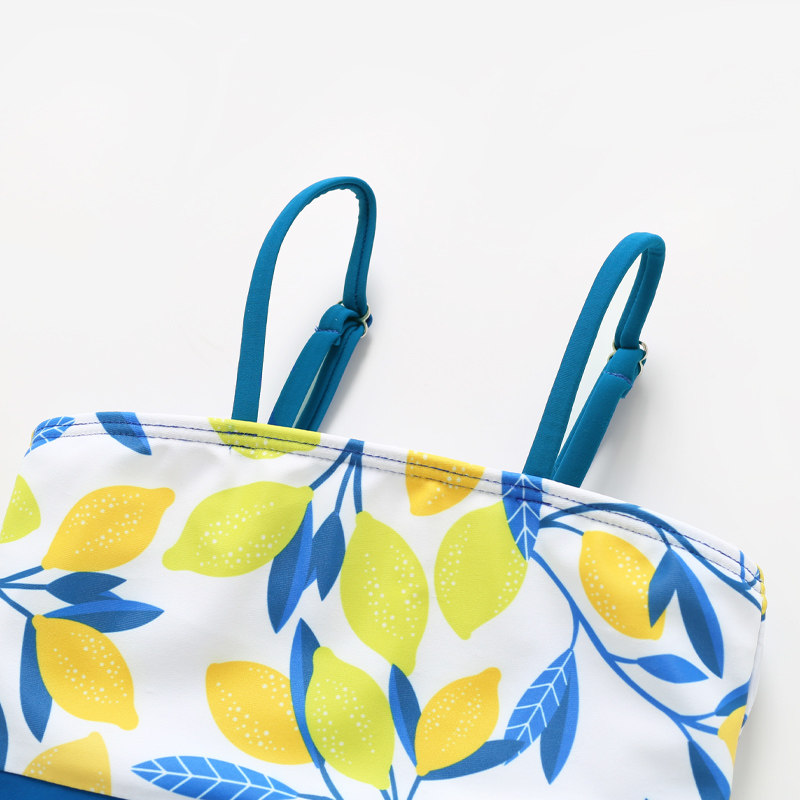 两岁女宝宝泳衣连体3小女孩比基尼婴幼儿长袖防晒4儿童游泳衣套装