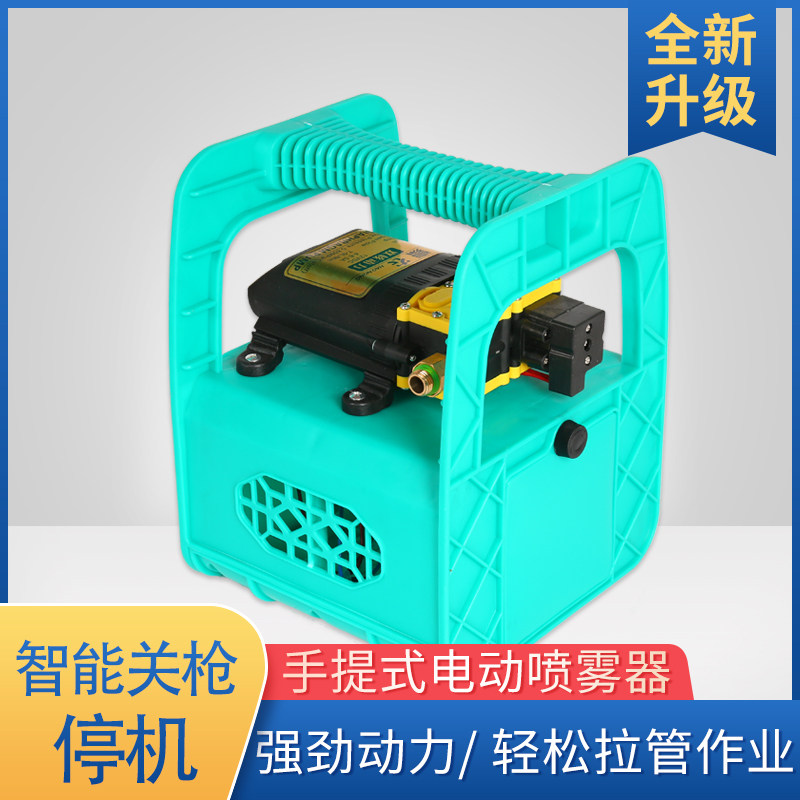 12v手提式充电打药机农用电动喷雾器自吸双核隔膜水泵抽水洗车机