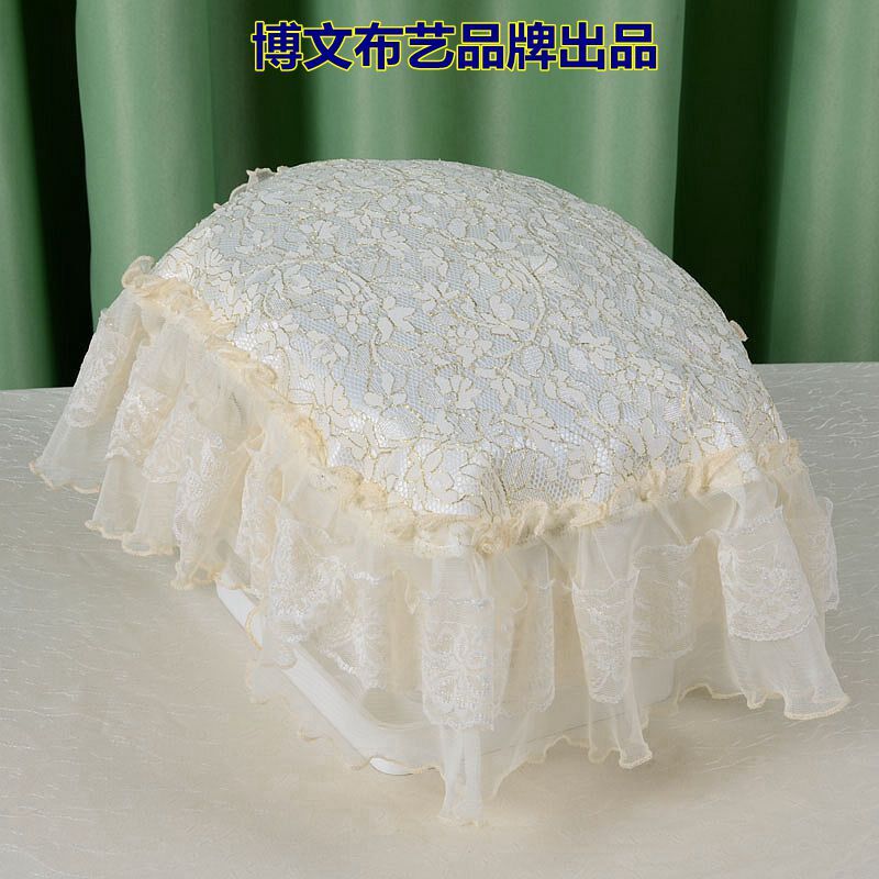 博文布艺米色电饭锅罩防尘罩罩子防油电饭煲套子罩椭圆形流金岁月