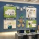 毛毡板公告栏员工风采展示团队办室墙面装 饰企业文化司布置贴照片