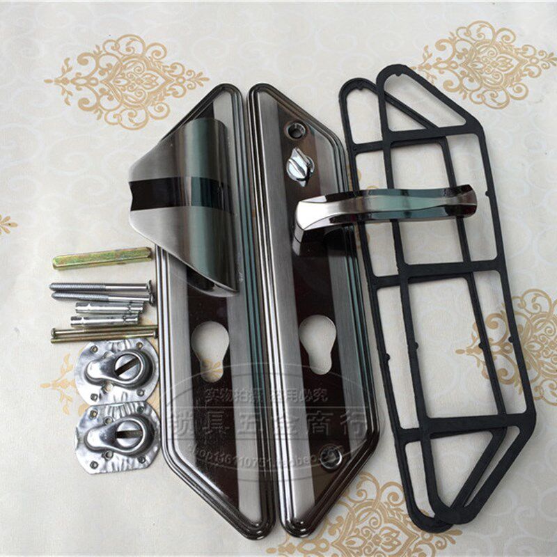 保德安防盗门把手 小帅锁芯 春天盼盼防盗门拉手 曼申14型 11齿轮