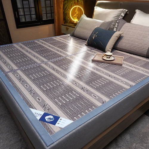 凉席竹蓆夏季草蓆双面可用冬夏两用冰丝夏天藤蓆子学生宿舍单双人