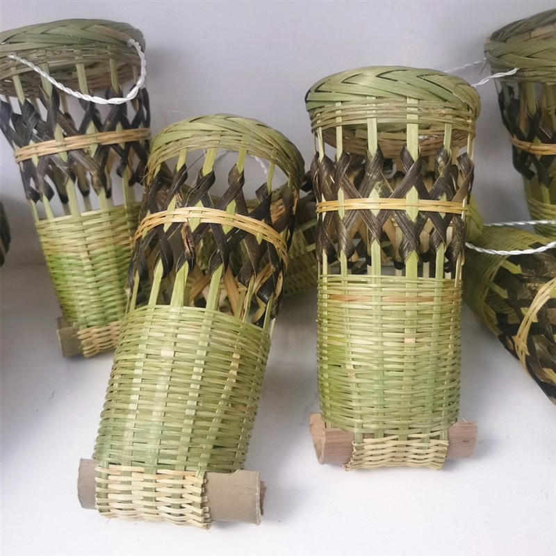 竹编筷子笼壁挂筷笼四川传统筷笼沥水家用复古纯手工编织筷子筒