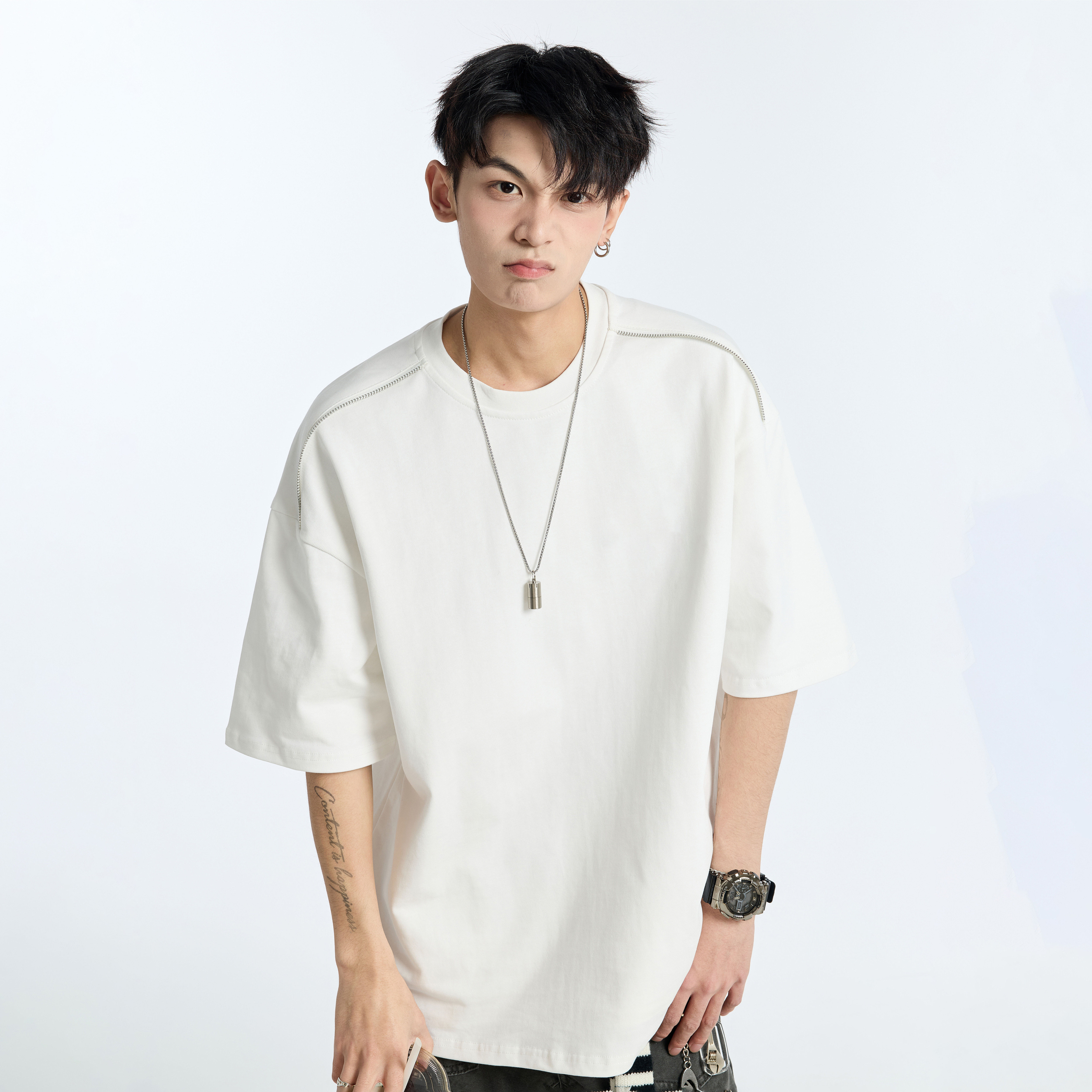 GKKRT重磅纯棉短袖T恤男女同款图片