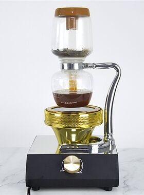 虹吸式咖啡壶光波炉电加热玻璃家用配件手动机小型煮套装器具