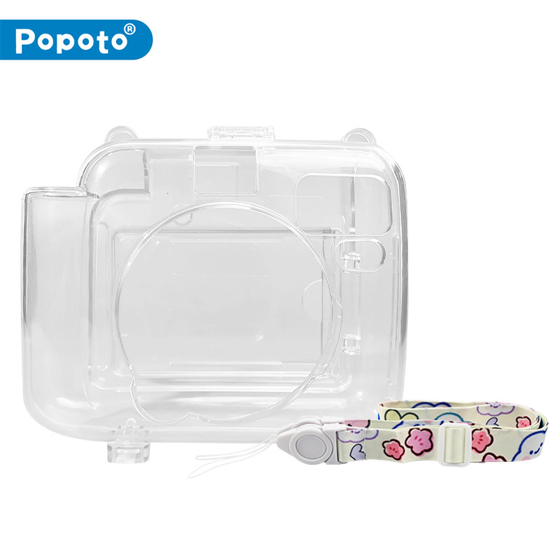 Popoto拍立得相机同款专用原装正品相机透明保护壳可拆卸