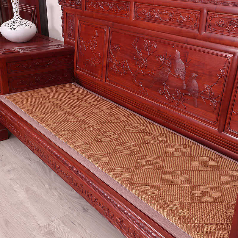 红木沙发垫夏季凉席坐垫实木椅子垫加厚防滑新中式藤席沙发垫,居家布艺,沙发垫,淘宝优惠券,粉丝福利购,淘宝优惠卷
