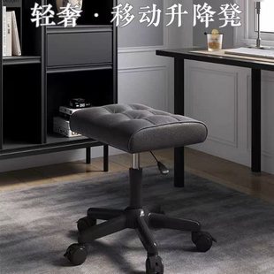 午休搁脚凳升降脚踏翘脚凳沙发凳办公室放脚凳真皮凳子家用垫脚凳