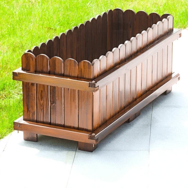 户外防腐木花箱庭院种植箱实木花盆室外阳台专用花箱特大号种树盆,鲜花速递/花卉仿真/绿植园艺,花盆,淘宝优惠券,粉丝福利购,淘宝优惠卷