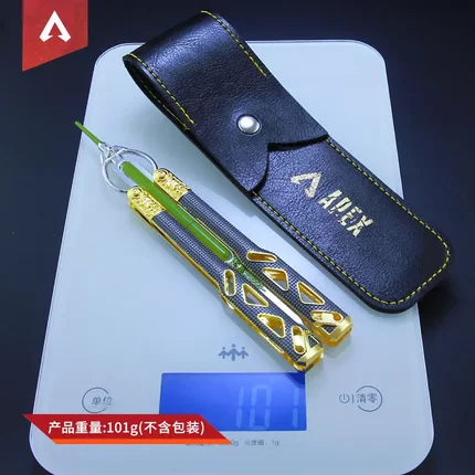 apex动力小子传家宝武器训练刀模型全金属工艺品摆件