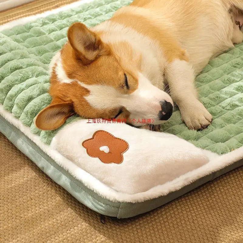 狗垫子睡觉用可拆洗狗窝地垫四季通用宠物床冬季保暖睡垫猫咪地毯