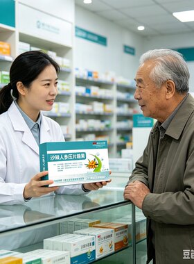 【银发之福】10盒沙棘人参压片糖果一周期沙棘参沙棘蛹虫草贵包赔