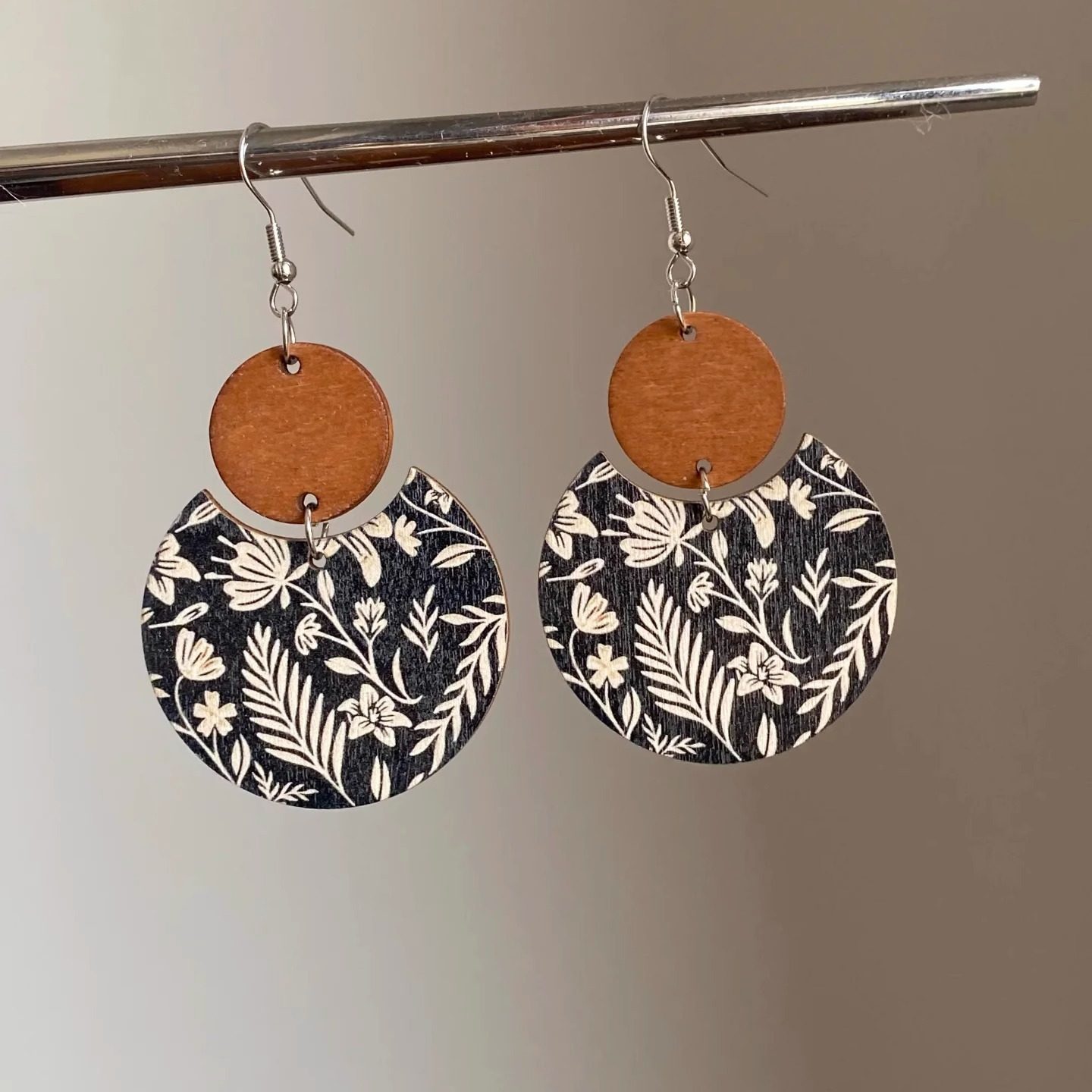 复古树叶花朵几何耳环女2025新爆款独特耳钉度假风轻奢高级感耳饰,饰品/流行首饰/时尚饰品新,耳环,淘宝优惠券,粉丝福利购,淘宝优惠卷